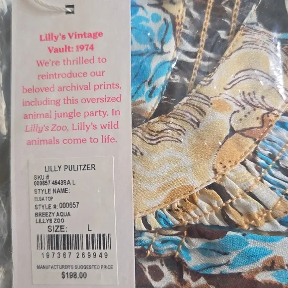 Lilly Pulitzer Elsa Top From Lilly's Vault - Picture 7 of 10